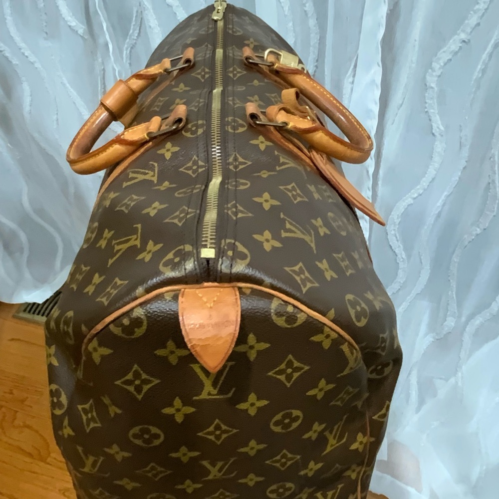 Louis Vuitton Keepall 50 Travel Duffle Bag 1999 w/ Lock Key #307 Vintage - Picture 7 of 14